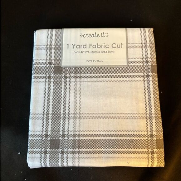 🎄❤️🎄 NEW Wonder Check Fabric Create It 100% Cotton 1 Yard - Picture 3 of 4